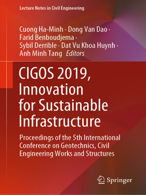 cover image of CIGOS 2019, Innovation for Sustainable Infrastructure